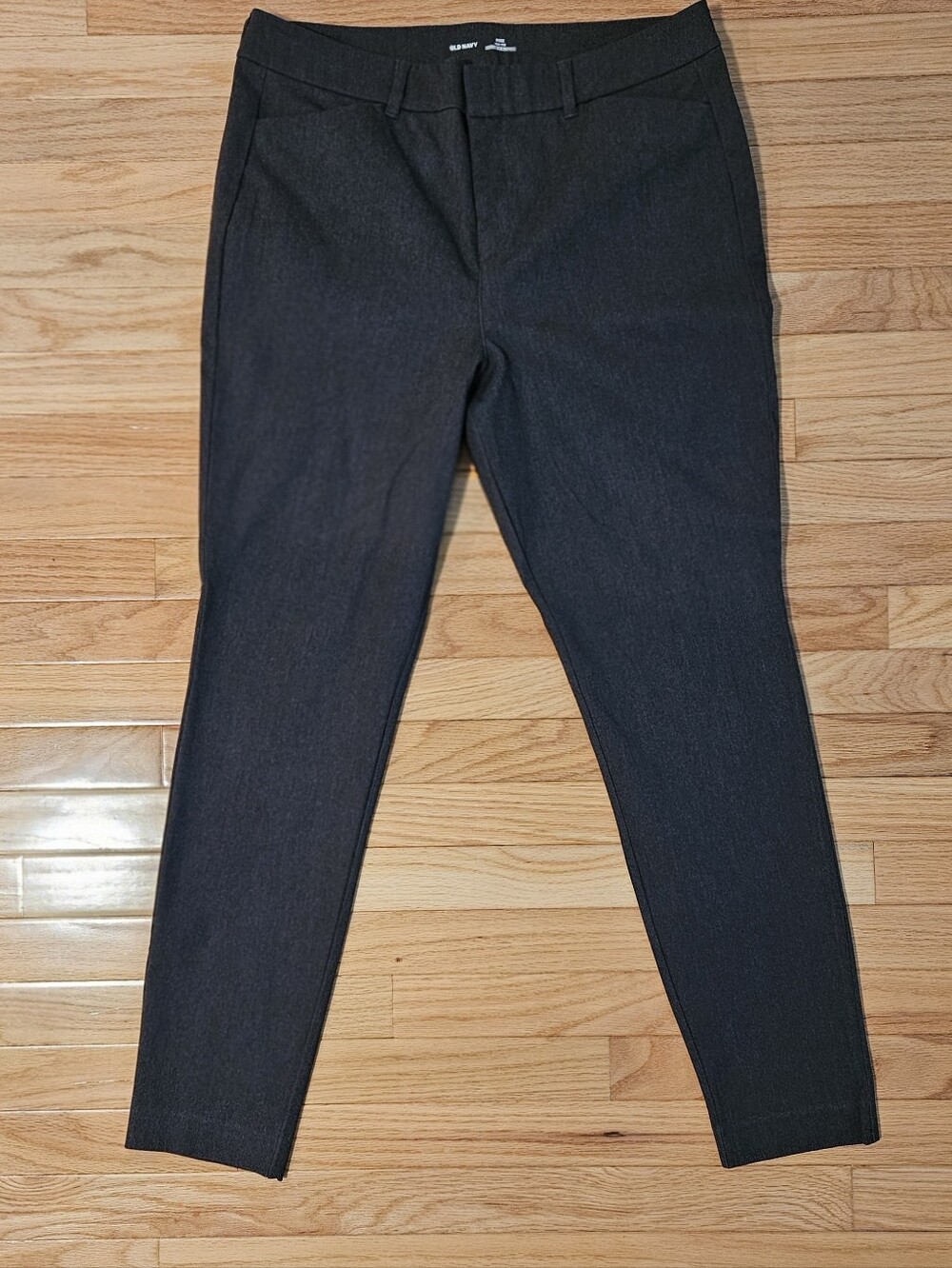 Old Navy Pixie Pants Women’s Size 14 Grey Slim Stretch Ankle Career Work
